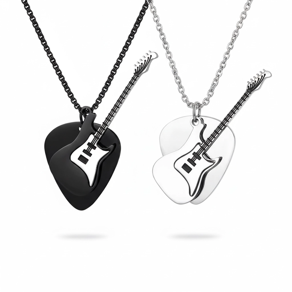 Image Guitar pick necklace