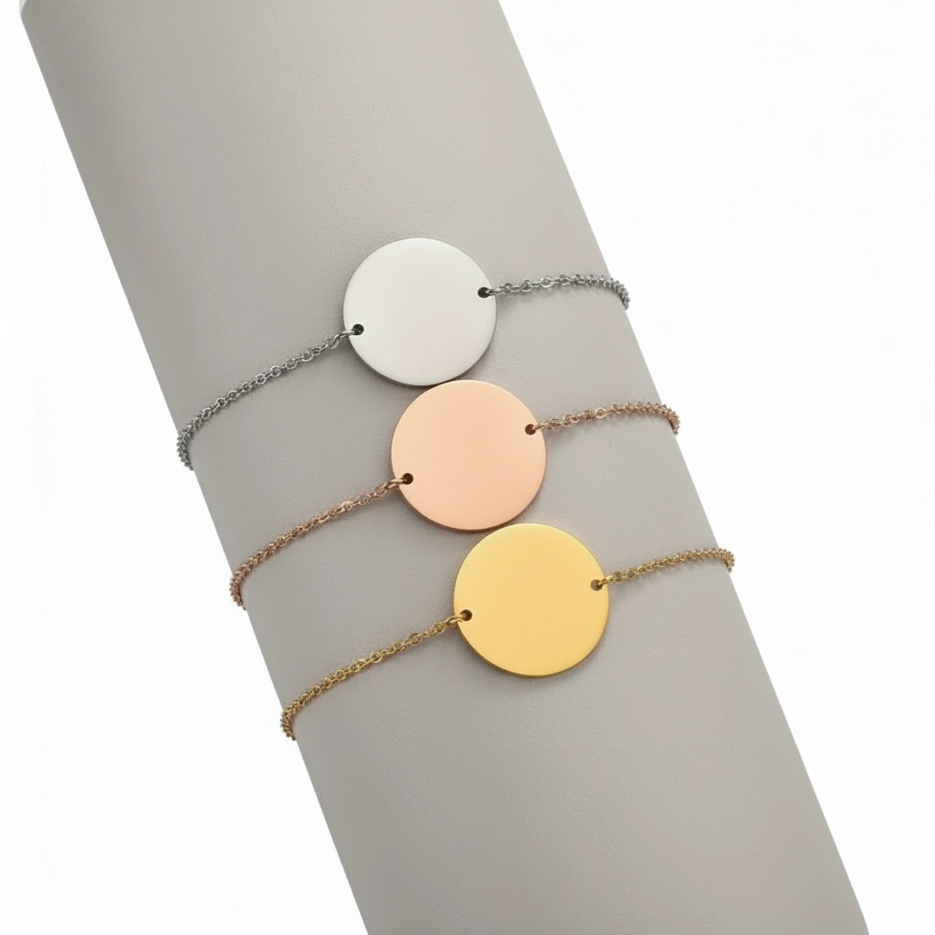 Image Bracelet with disc
